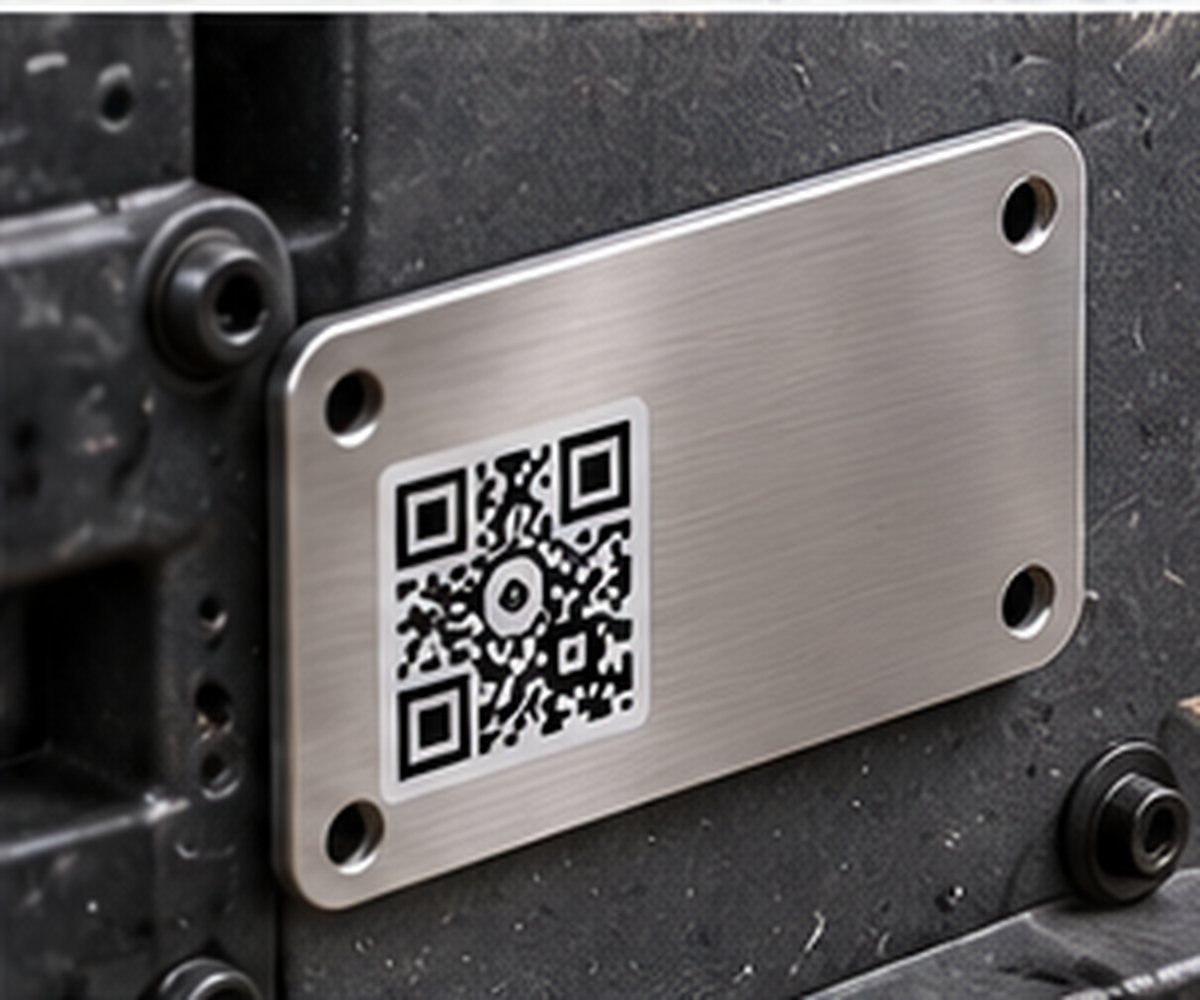 Smart Equipment Tag, Ausführung Silber