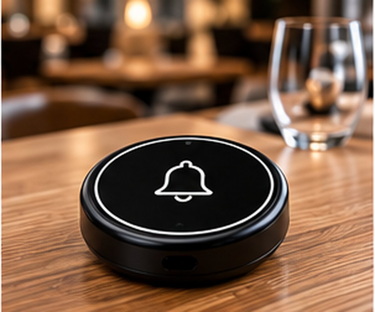 QR-Servicebutton, Ausführung Schwarz